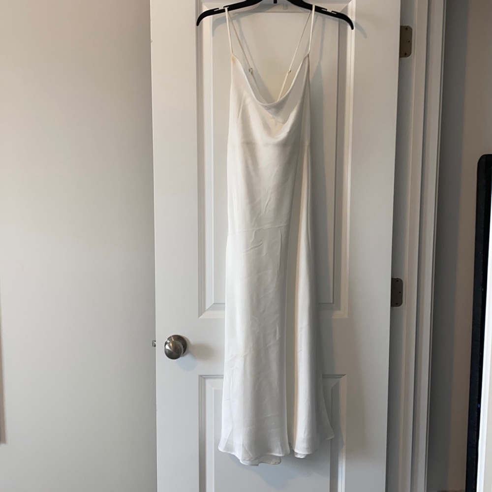 Verona cowl dress - ivory
